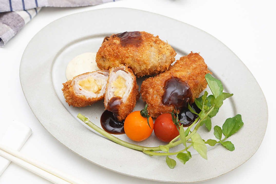 肉巻きカズチーフライ